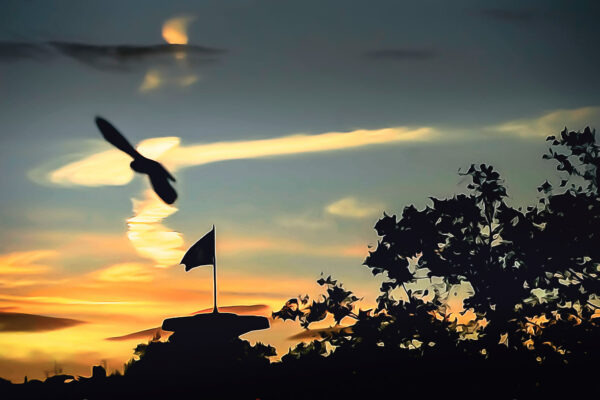 Lever du jour sur le Rhône