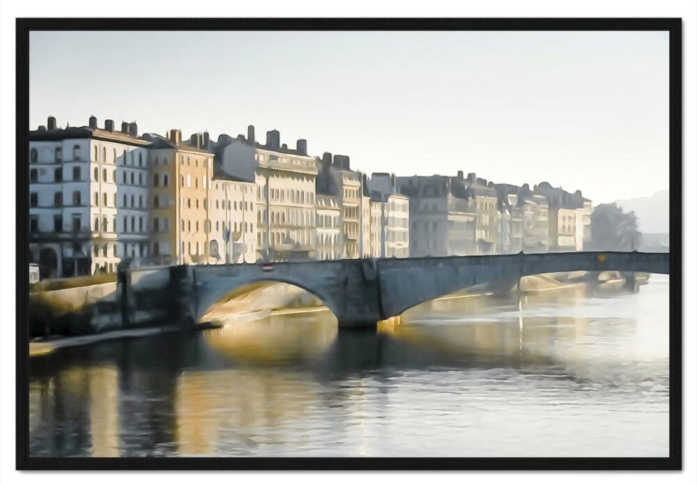 Pont bonaparte. Quartier Ainay. Leporelo. Photos d’art entre photo et peinture
