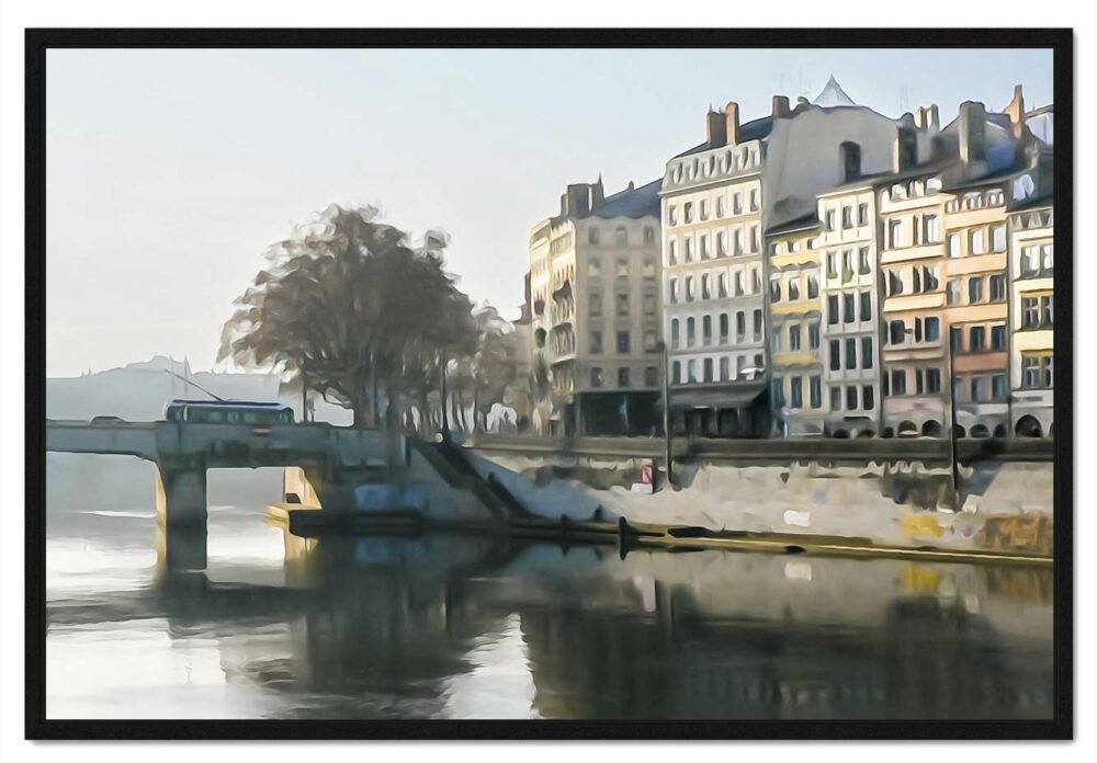 Pont la feuillée. Saint-Jean lyon. Leporelo. Photos d’art entre photo et peinture