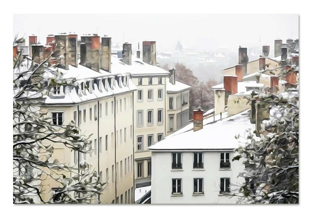 Rue des fantasques. Pentes de la croix-rousse. Leporelo photographies. Tirage d'art