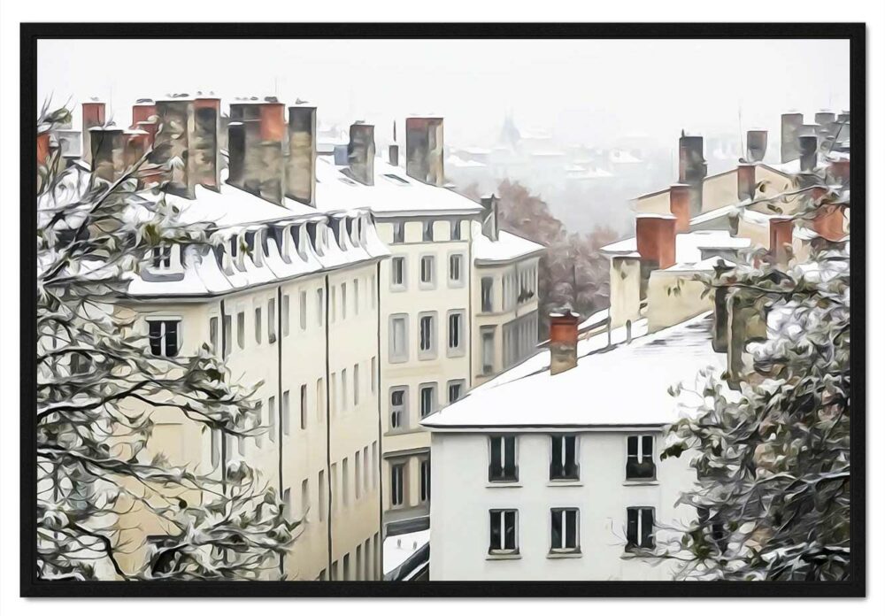 Rue des fantasques. Pentes de la croix-rousse. Leporelo. Photos d’art entre photo et peinture