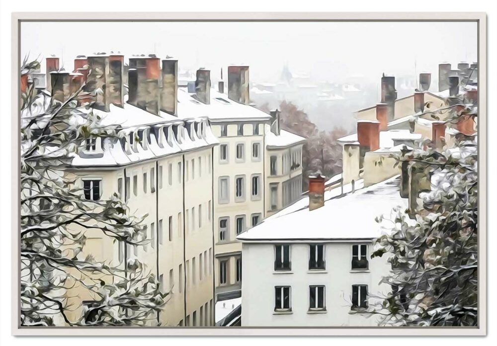 Rue des fantasques. Pentes de la croix-rousse. Leporelo. Photo de lyon en édition limitée