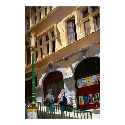 Au pied de la montée du Gourguillon