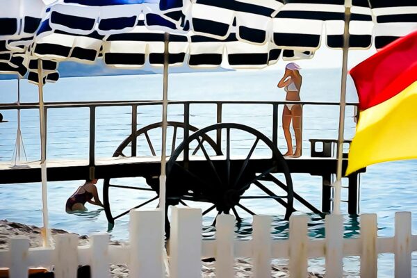 Bain de soleil, Nice