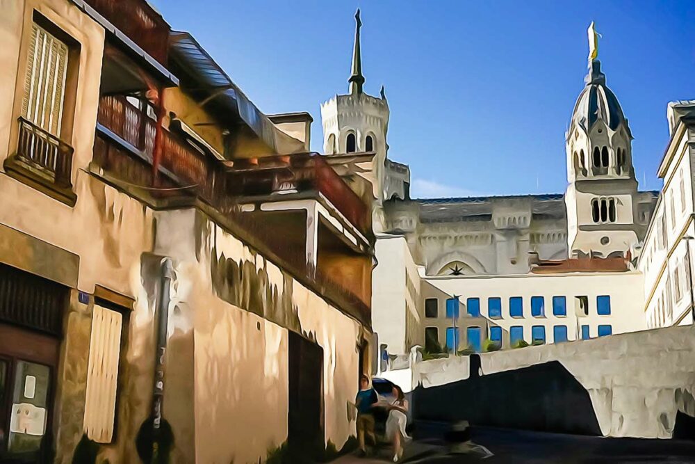 Fourvière. Leporelo photographies, entre photo et peinture