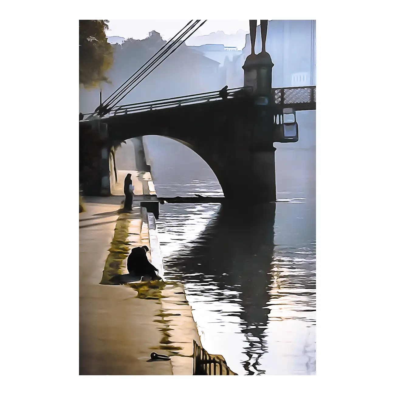 Brume sur la Saône