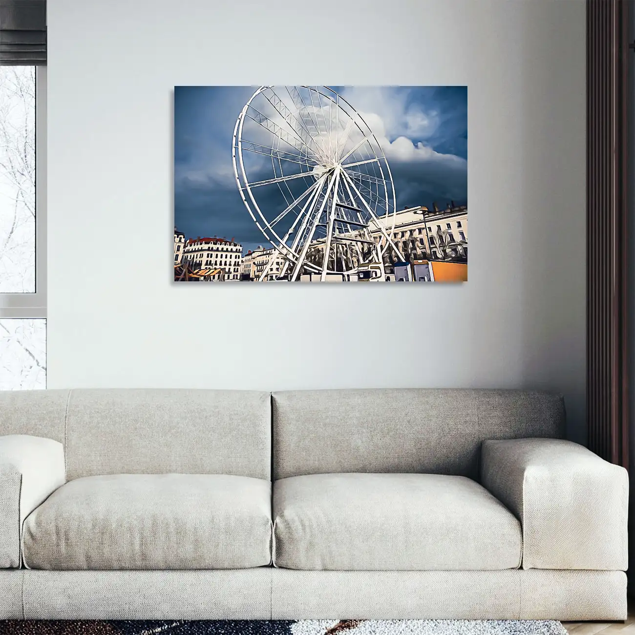 Ciel chargé sur la grande roue – Image 5