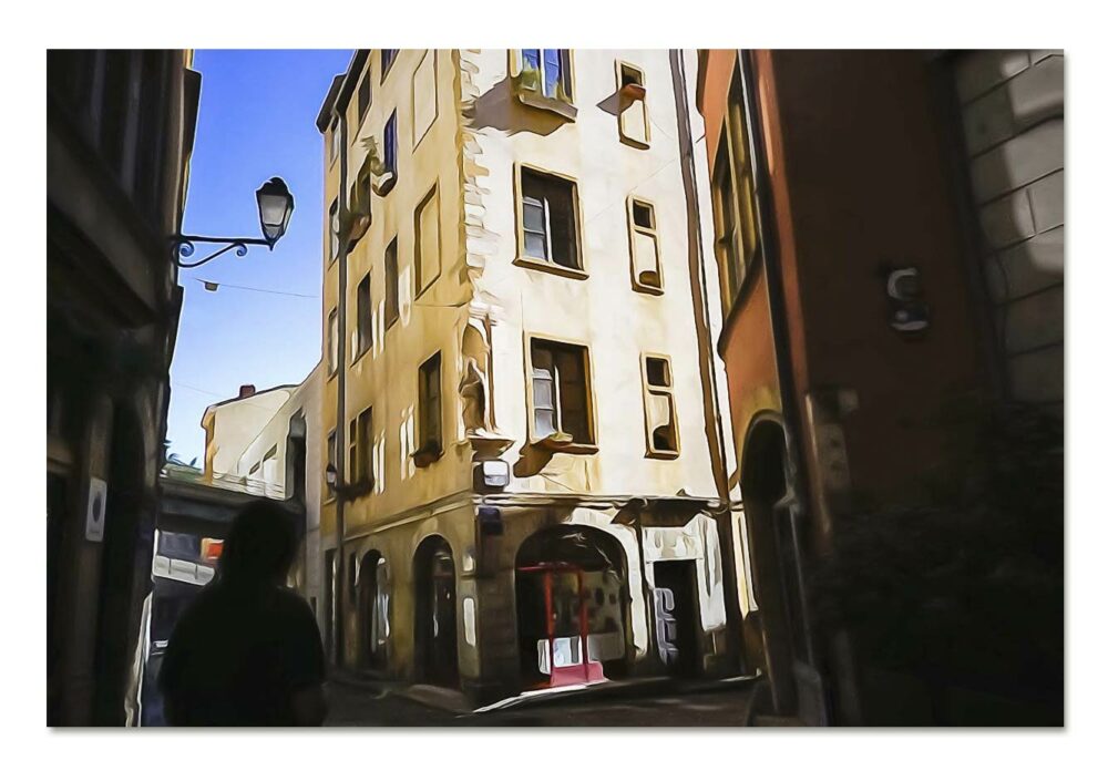 Vieux-Lyon. Leporelo photographies, entre photo et peinture