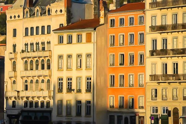 Façades, quai Fulchiron