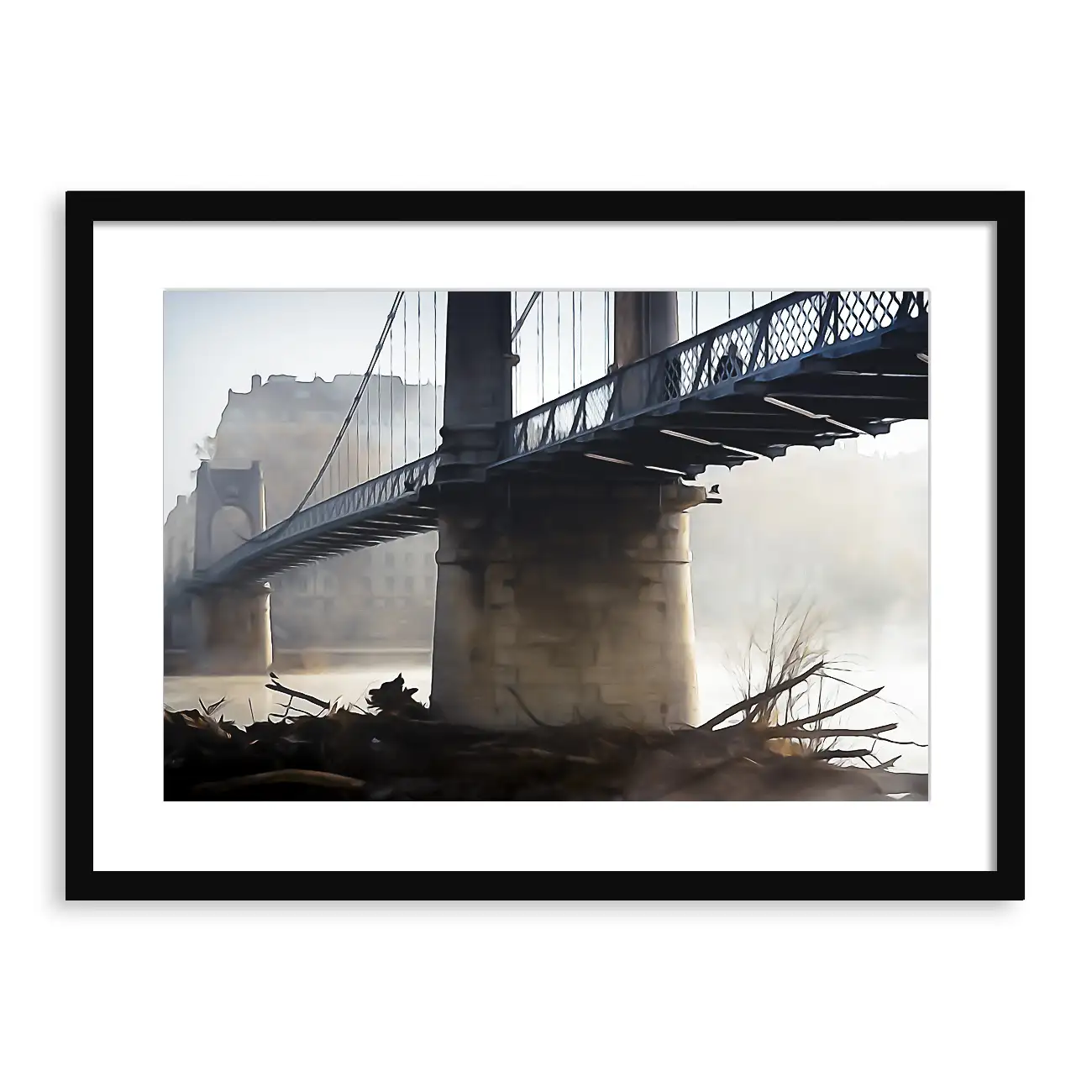 Hiver, passerelle du Petit Collège – Image 3