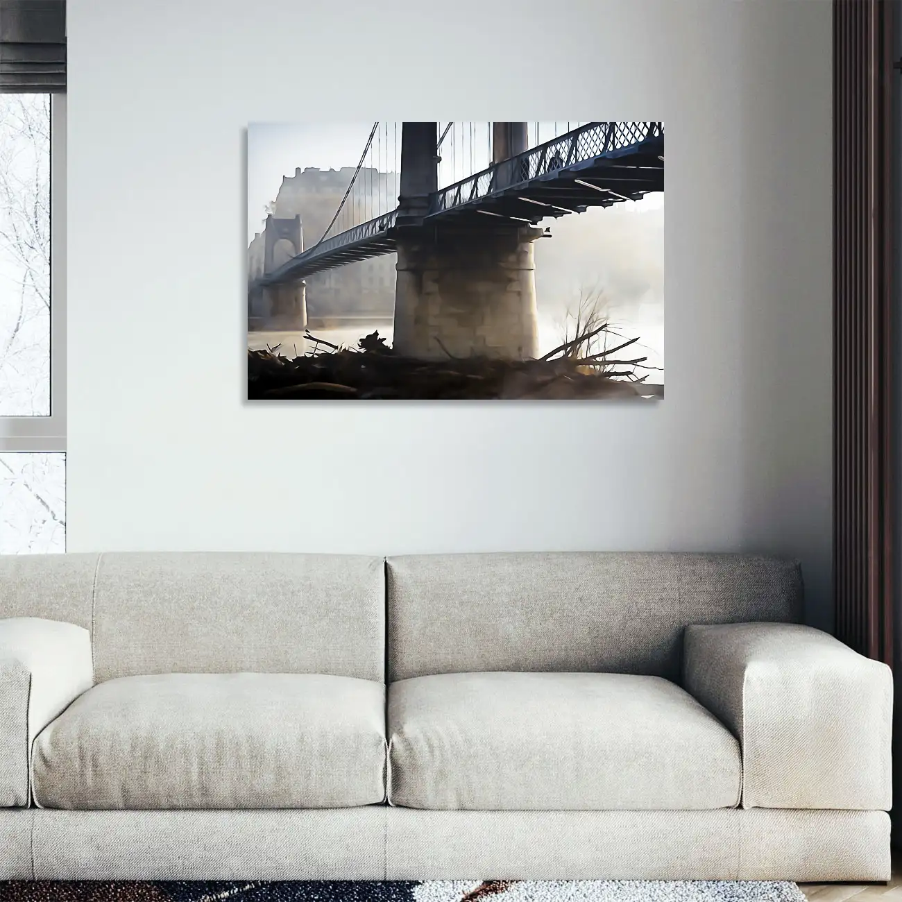 Hiver, passerelle du Petit Collège – Image 5