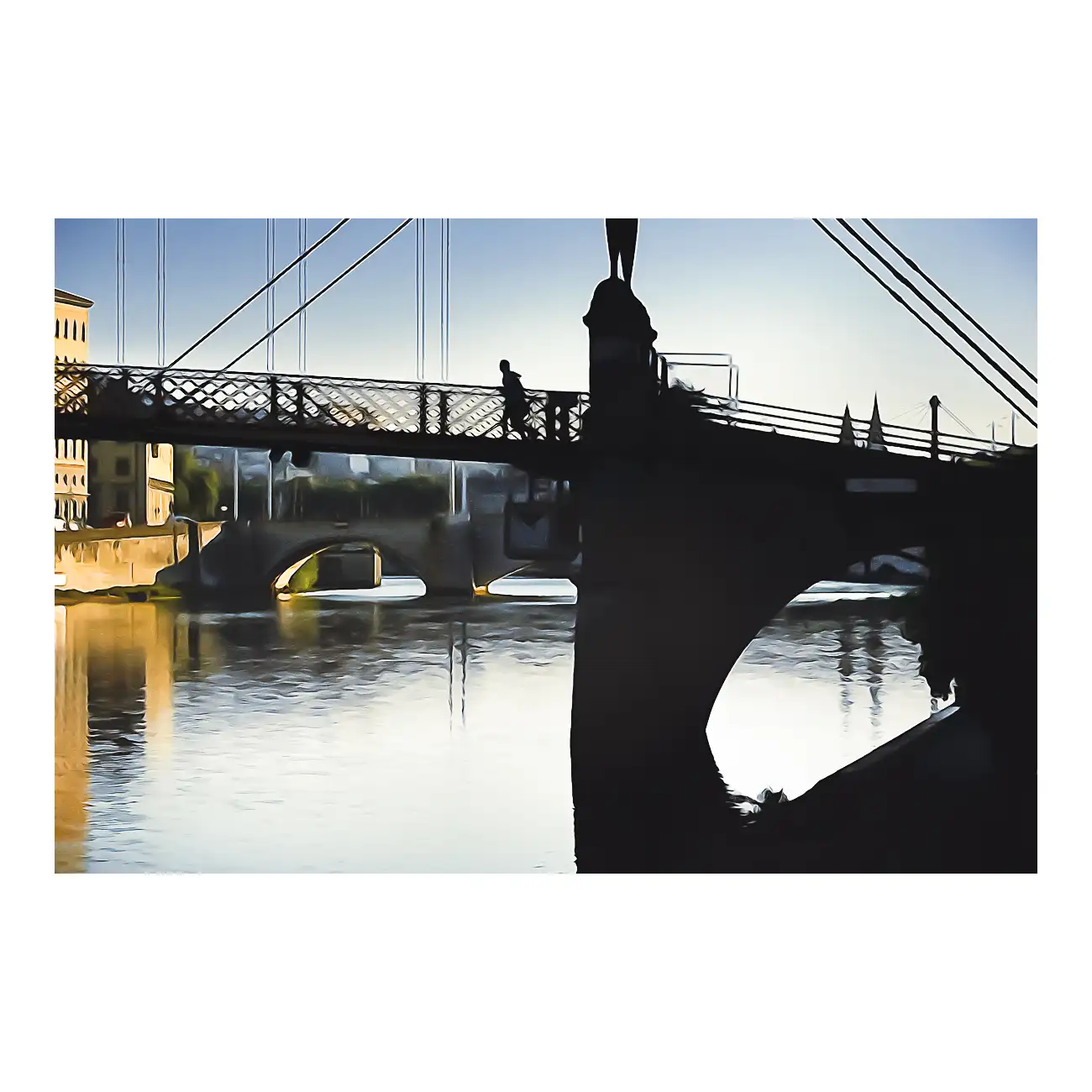 Jogging sur la Saône