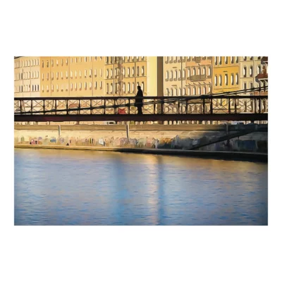 La traversée, passerelle Saint-Vincent