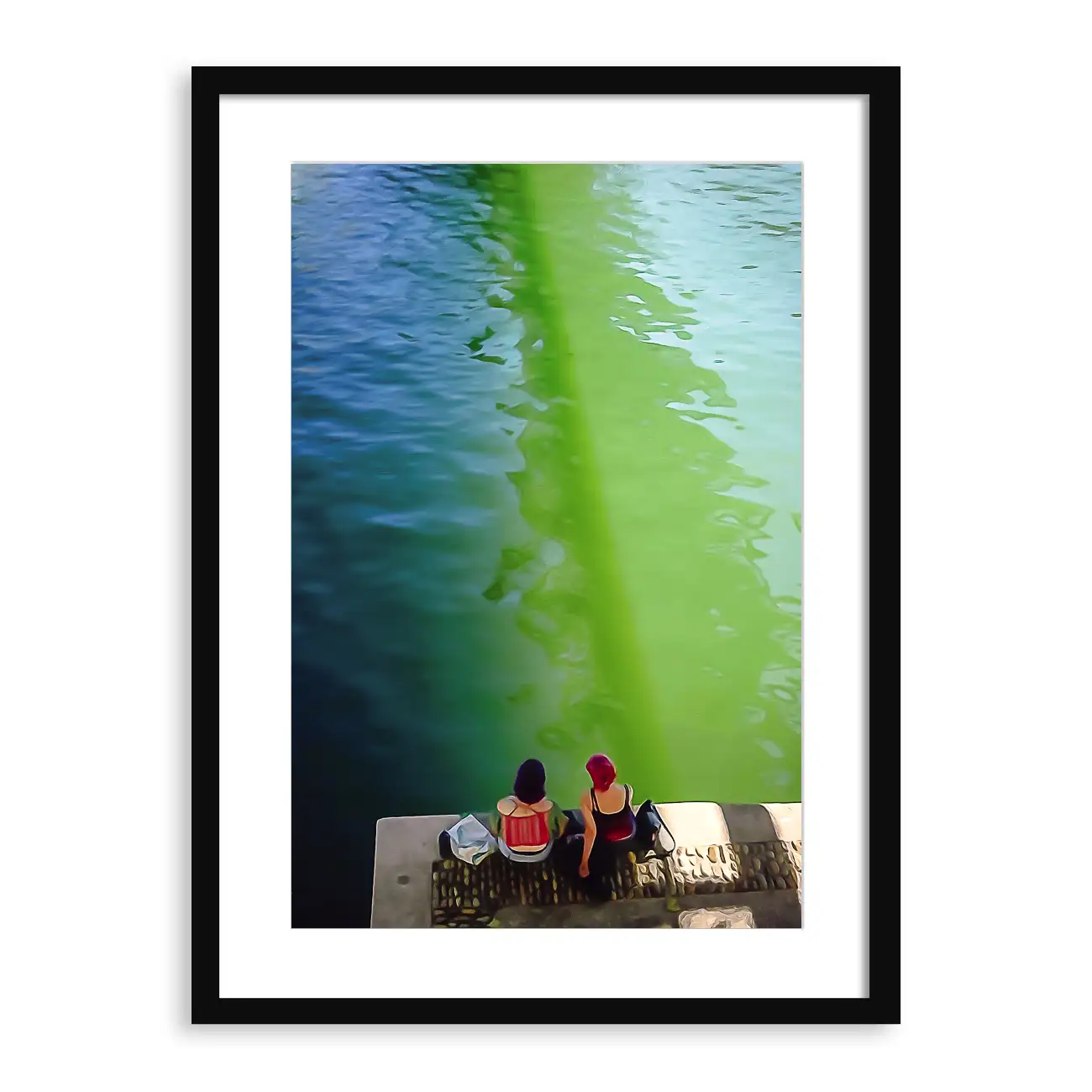 Les deux amies, passerelle Saint-Vincent – Image 3