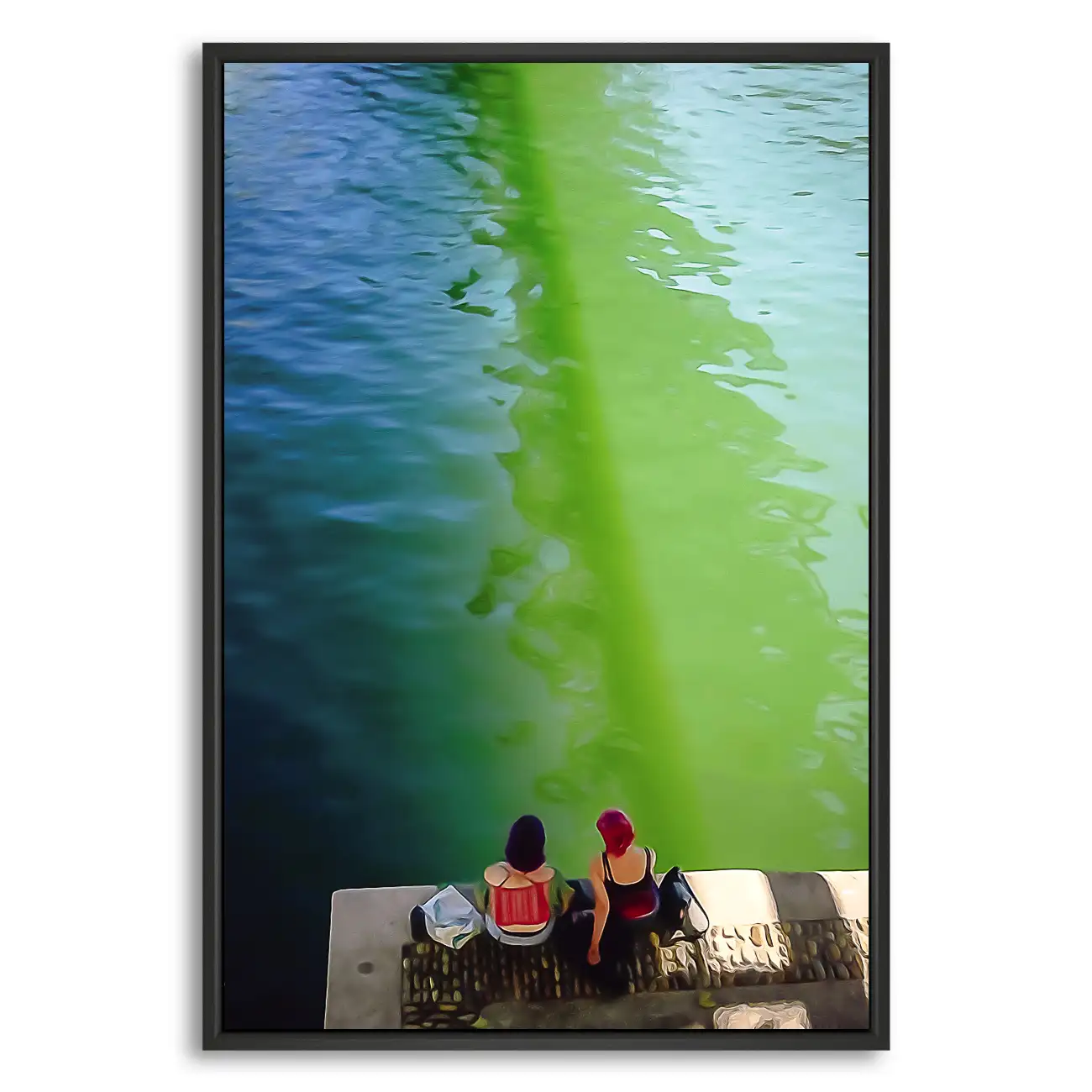 Les deux amies, passerelle Saint-Vincent – Image 4
