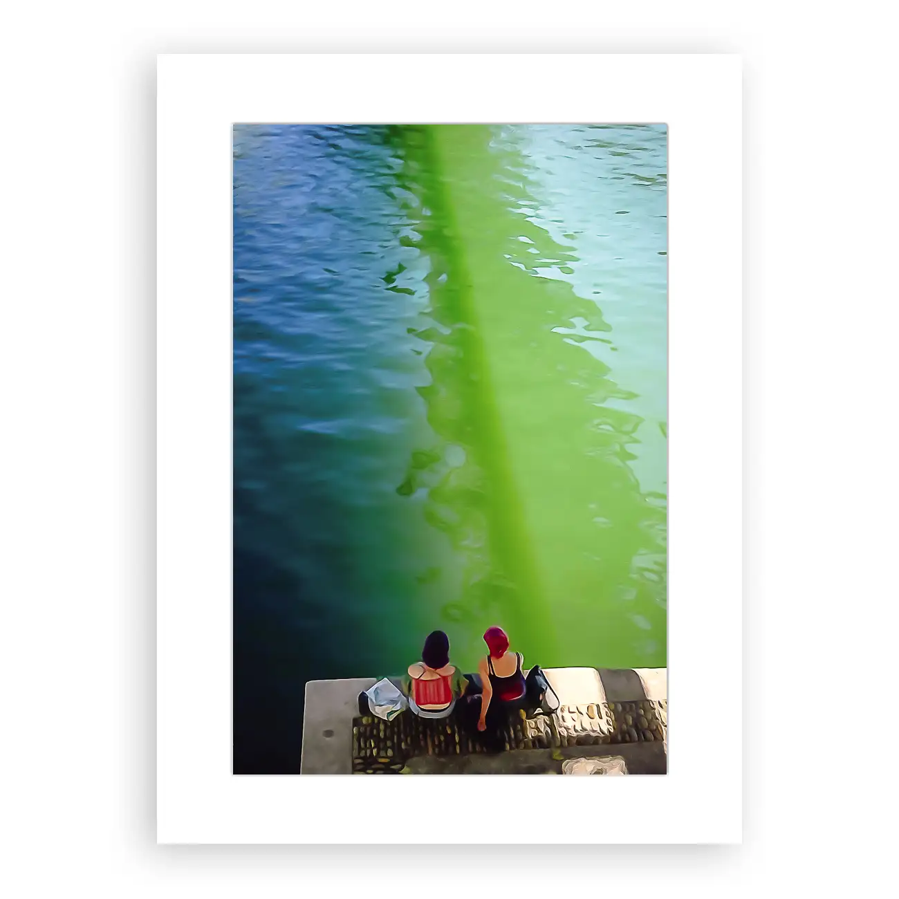Les deux amies, passerelle Saint-Vincent – Image 2