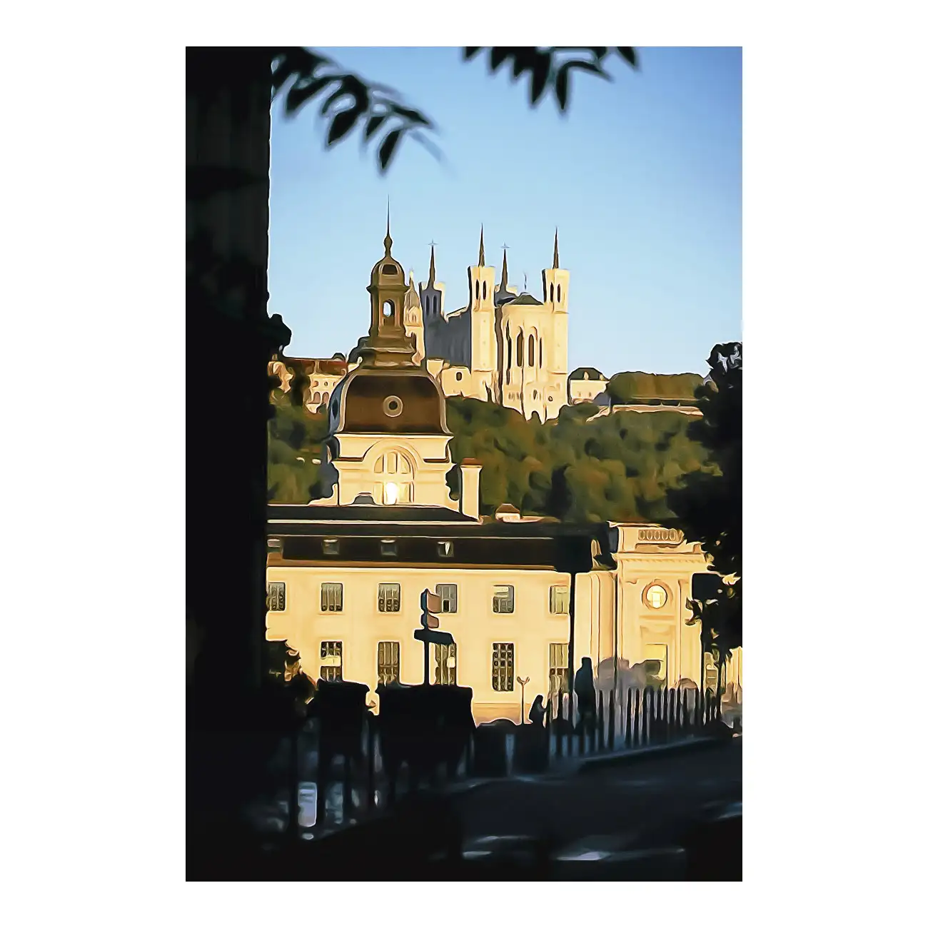 Lever de soleil, berges du Rhône