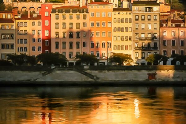 Lever de soleil, quartier Saint-Georges