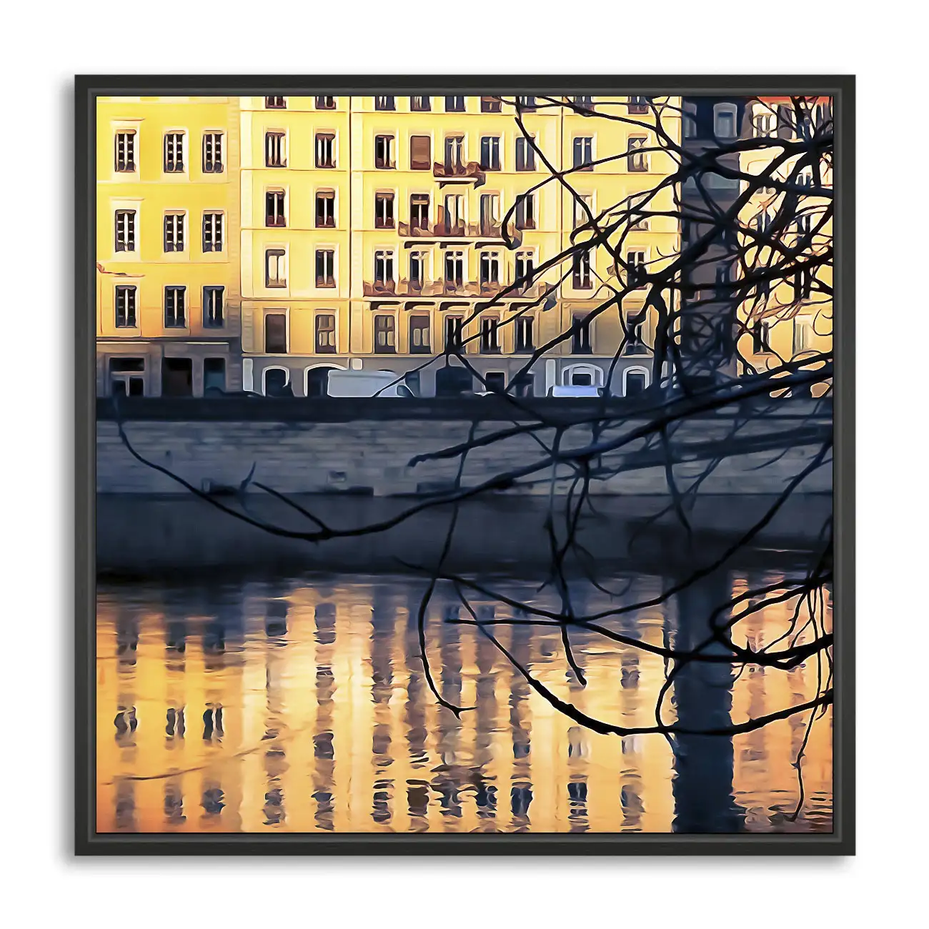 Lumière orangée, quais de Saône – Image 4