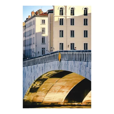 Lumière sous le pont Bonaparte