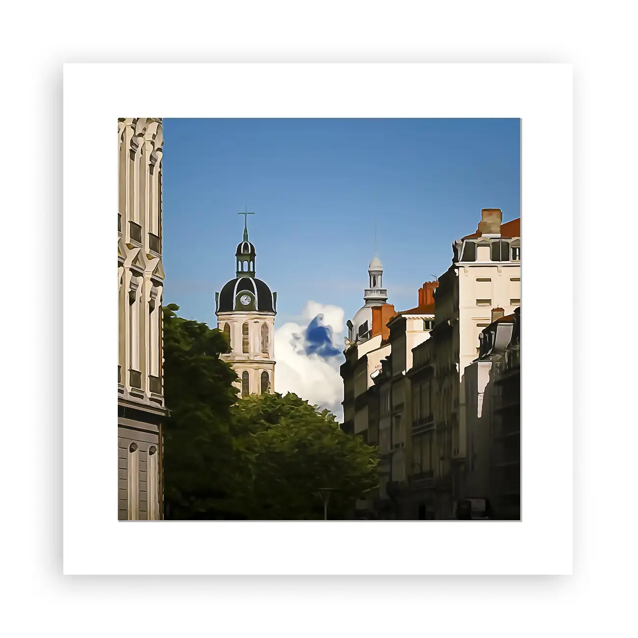 Nuage bleu, Place Antonin Poncet – Image 2