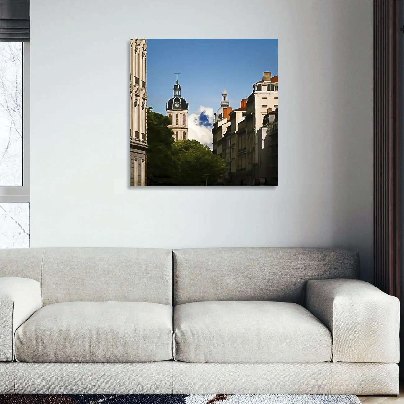 Nuage bleu, Place Antonin Poncet – Image 5