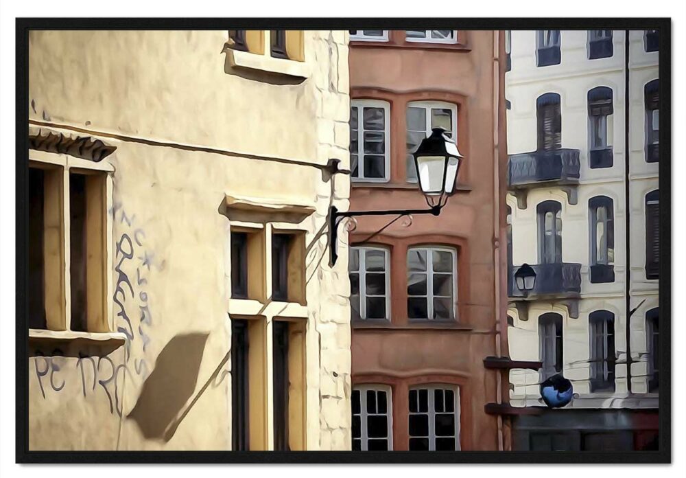 Place Saint-Paul. Site historique. Leporelo. Photo d’art en série limitée