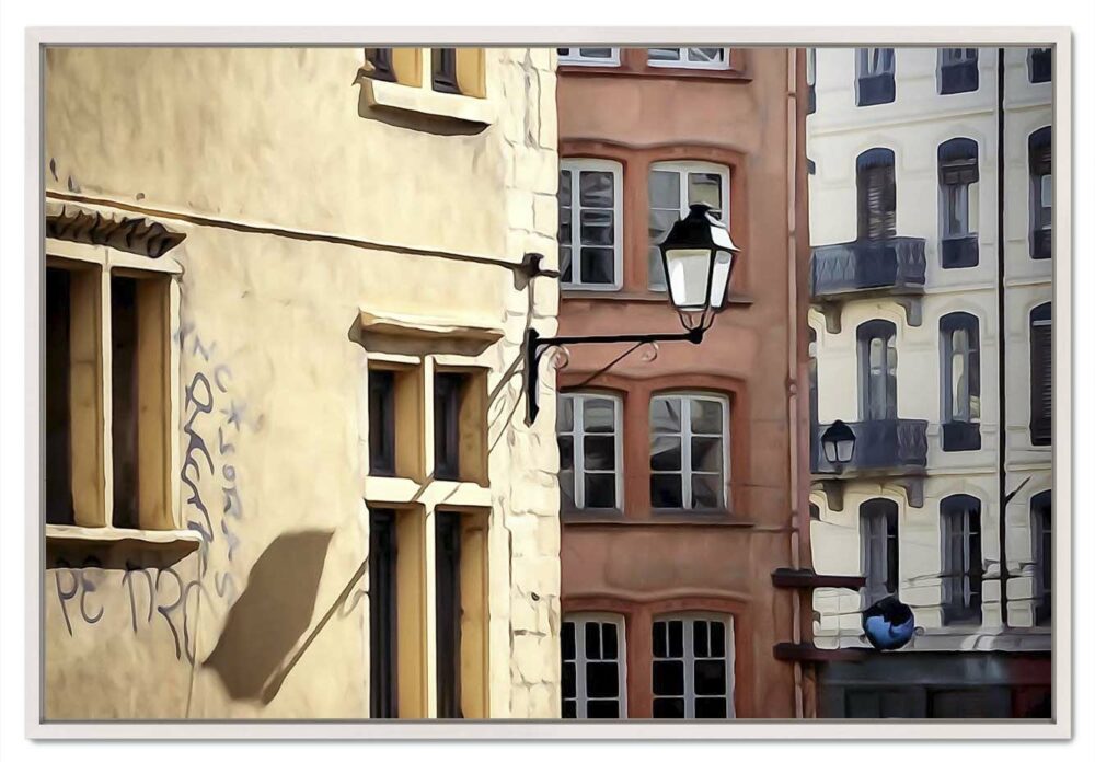 Place Saint-Paul. Vieux Lyon. Leporelo. Photo de Lyon en édition limitée