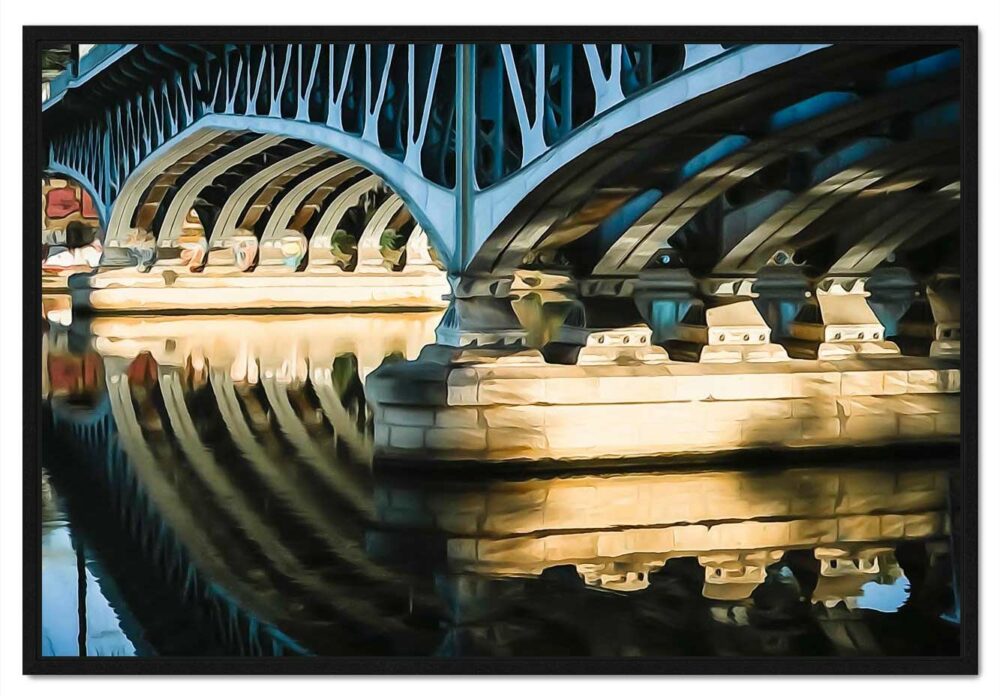 Pont Kitchener. Quai de Saône. Leporelo. Photos d’art entre photo et peinture