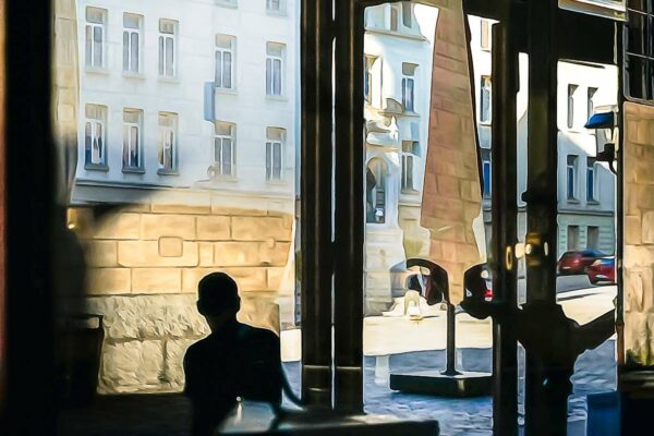 Portrait, place Saint-Jean