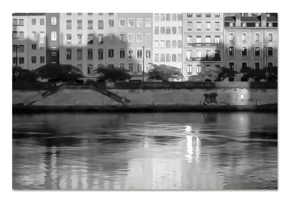 Quai Fulchiron. Bord de Saône. Leporelo. Photographies en série limitée