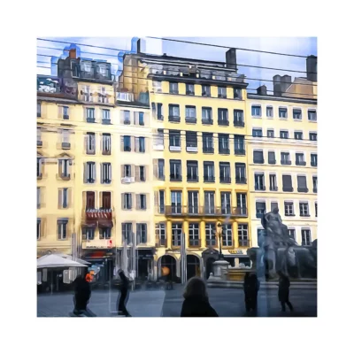 Reflexions, place des Terreaux