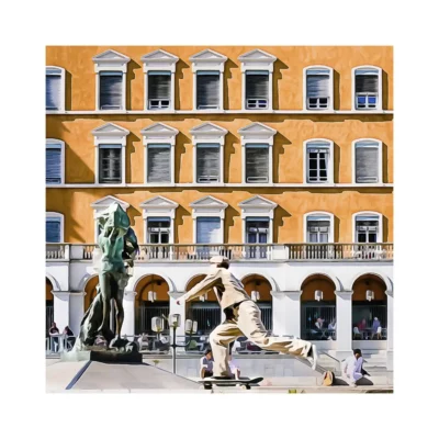 Skater, place Louis Pradel