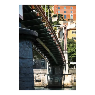 Sous la passerelle Saint-Georges