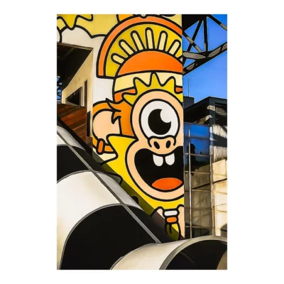 Street-art au centre d’échanges