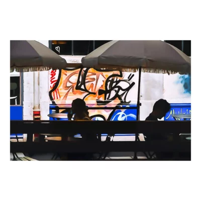 Terrasse, rue Cavenne