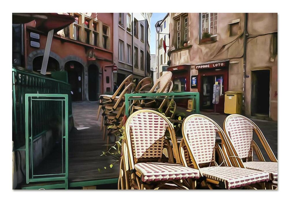 Quartier Saint-Georges. Leporelo photographies, entre photo et peinture